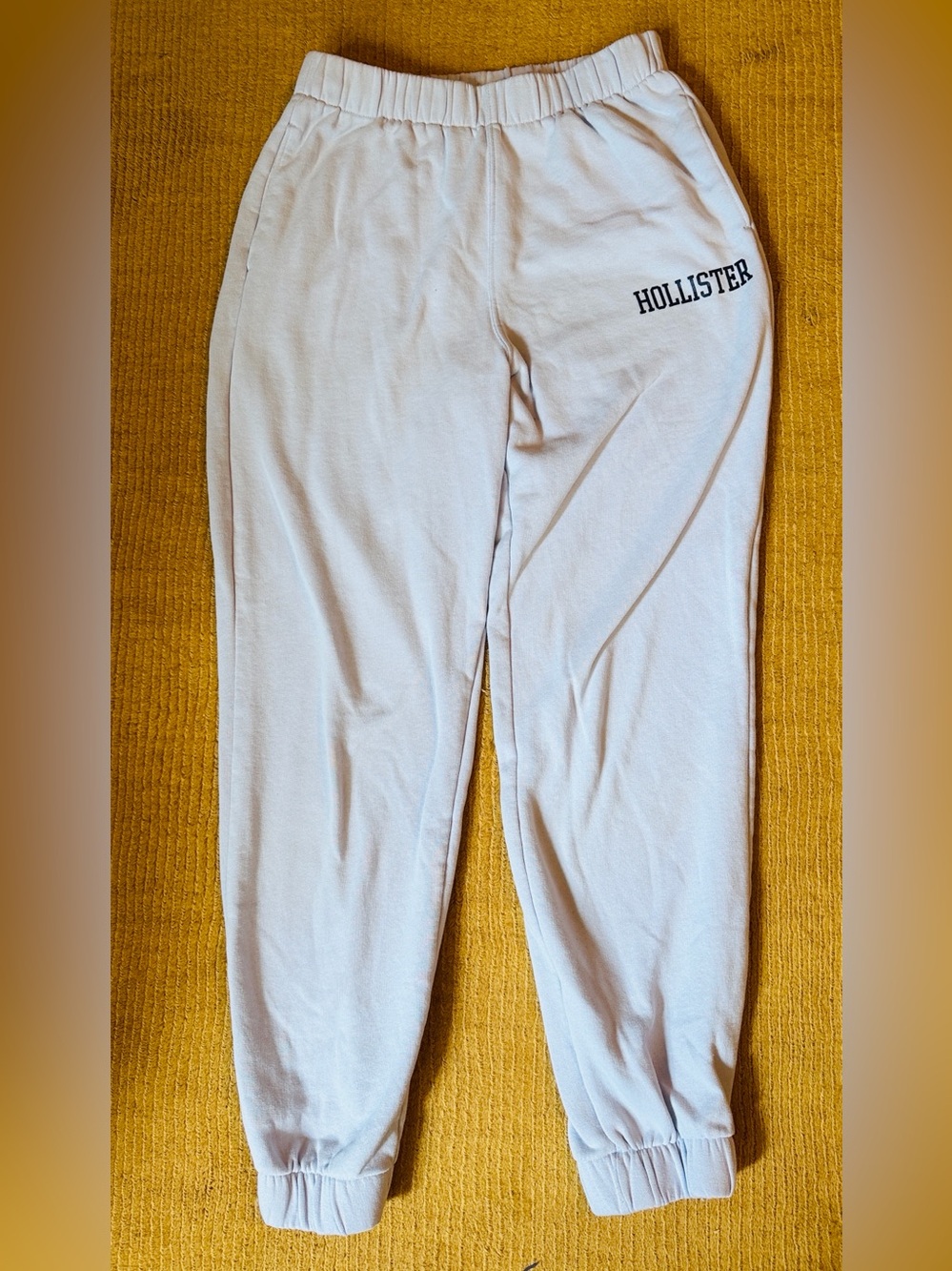 Hollister light gray Elastic Waist Jogger Sweatpants